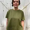 Danefae Danefae - danebasic boxy tee - olive