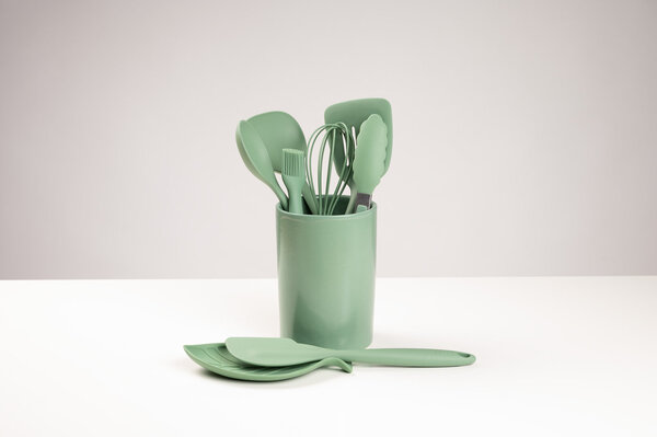 Tools2cook Tools2cook - aardewerk spatelpot - sage green