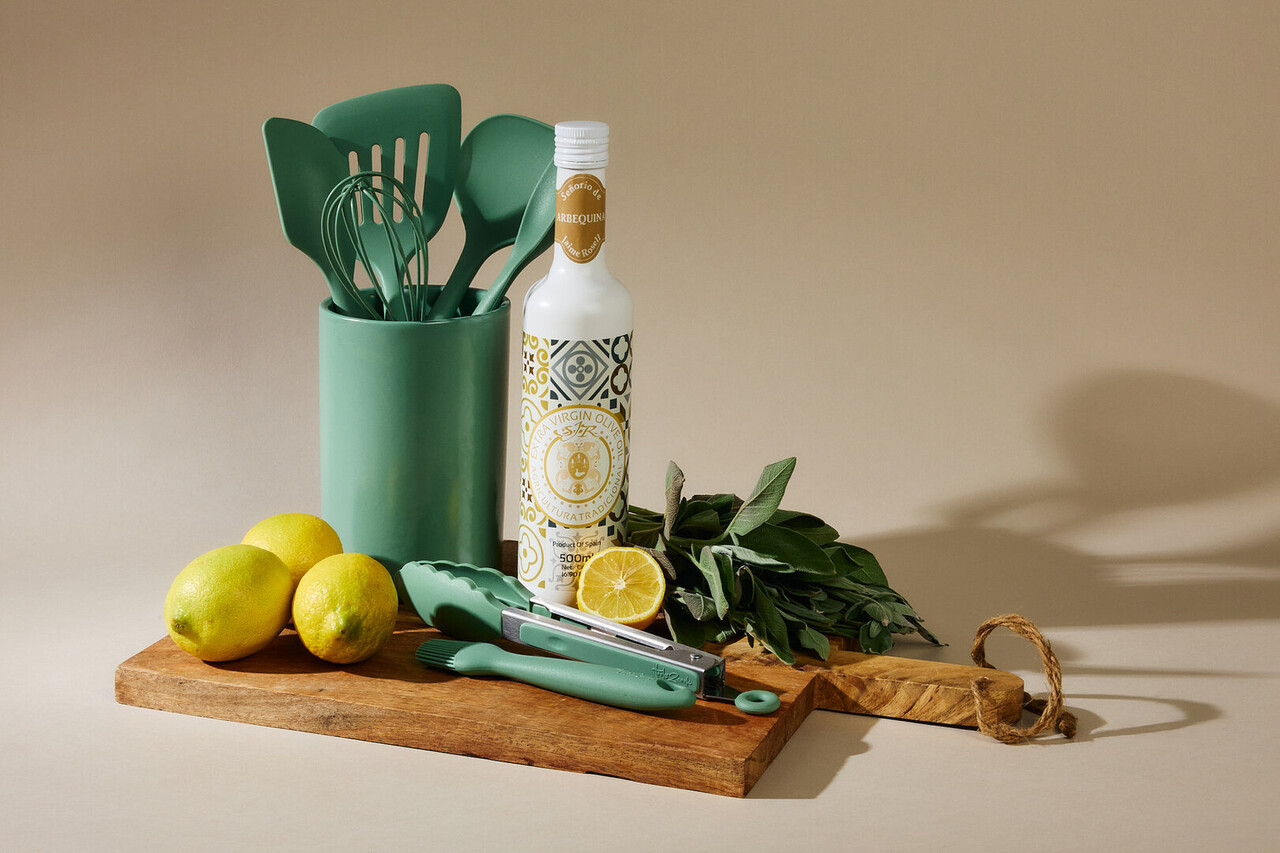 Tools2cook Tools2cook - aardewerk spatelpot - sage green