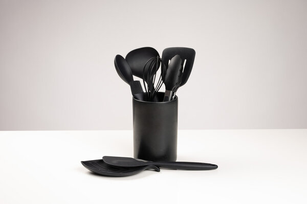 Tools2cook Tools2cook - aardewerk spatelpot - black pepper