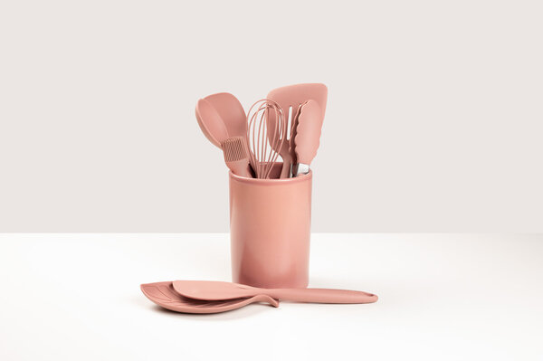 Tools2cook Tools2cook - aardewerk spatelpot - raspberry pink