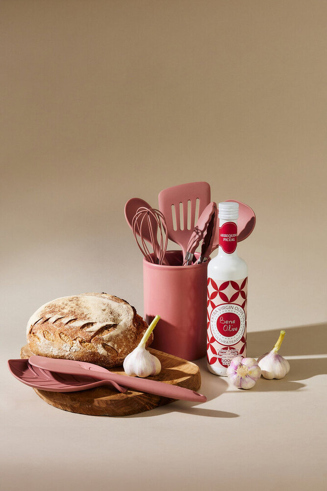 Tools2cook Tools2cook - aardewerk spatelpot - raspberry pink