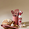 Tools2cook Tools2cook - aardewerk spatelpot - raspberry pink