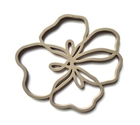 Tools2cook Tools2cook - siliconen panonderzetter violet - nutmeg grey