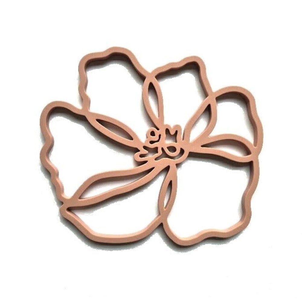 Tools2cook Tools2cook - siliconen panonderzetter poppy - raspberry pink