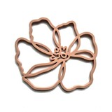 Tools2cook Tools2cook - siliconen panonderzetter poppy - raspberry pink