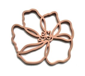 Tools2cook Tools2cook - siliconen panonderzetter poppy - raspberry pink