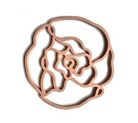 Tools2cook Tools2cook - siliconen panonderzetter peony - raspberry pink