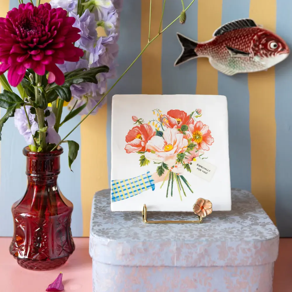 Storytiles Storytiles - tegel medium - sunny bunch (13x13 cm)