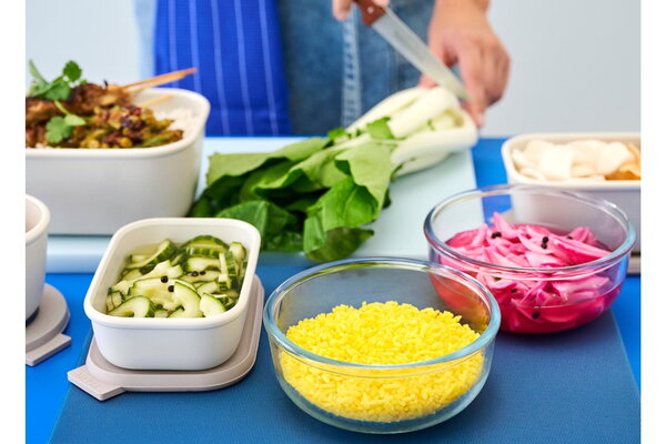 Mepal Mepal - multikom cirqula rond glas 350 ml - nordic sage