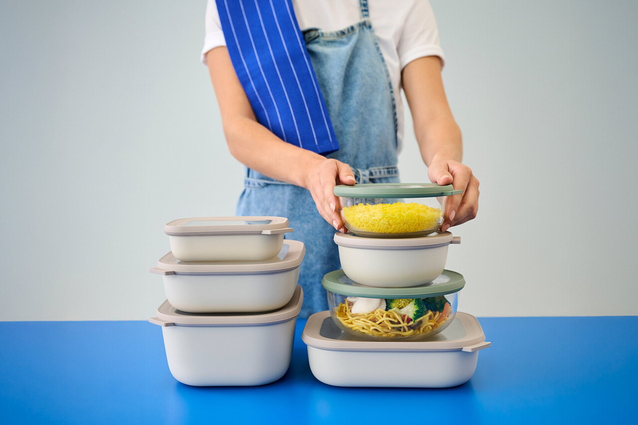 Mepal Mepal - multikom cirqula rond glas 500 ml - nordic sage