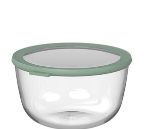 Mepal Mepal - multikom cirqula rond glas 3000 ml - nordic sage Mepal Mepal - multikom cirqula rond glas 3000 ml - nordic sage