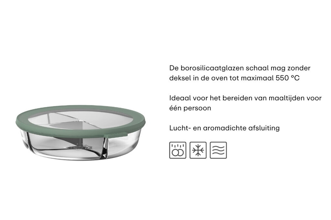 Mepal Mepal - multikom cirqula 3-vaks glas - nordic sage