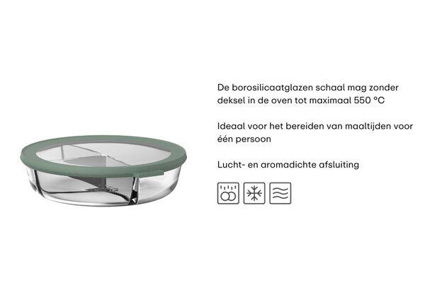 Mepal Mepal - multikom cirqula 3-vaks glas - nordic sage