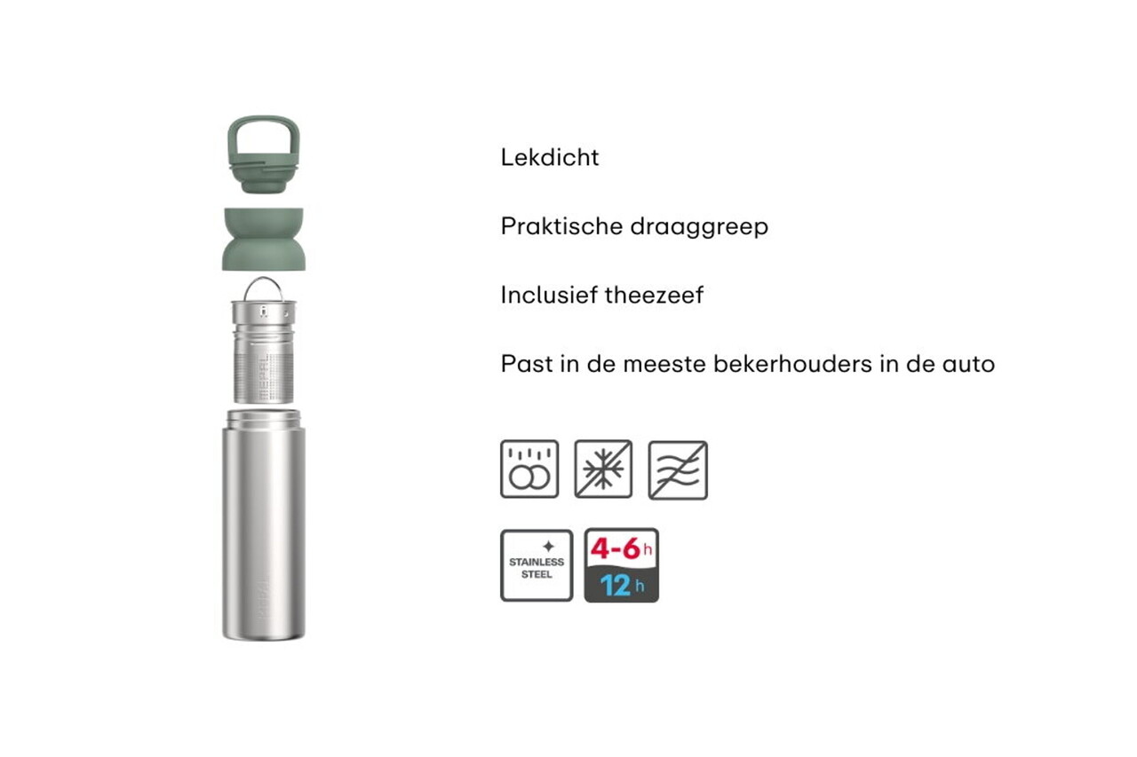 Mepal Mepal - isoleer theebeker ellipse 500 ml - vivid blue