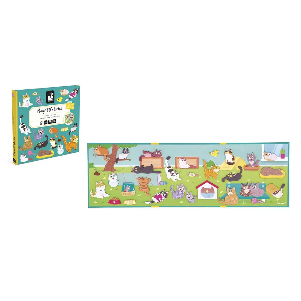 Janod Janod -  magneti stories - katten
