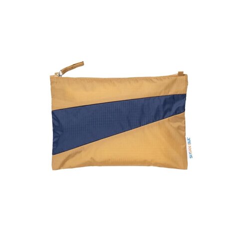 Susan Bijl Susan Bijl - the new pouch medium - camel & navy