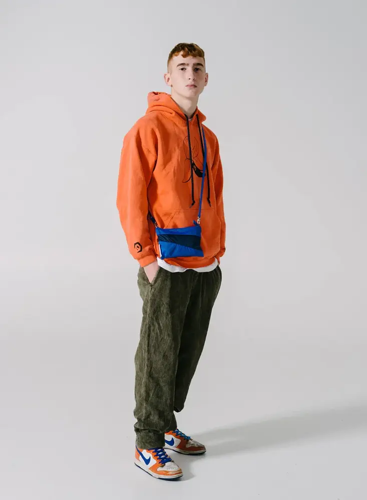 Susan Bijl Susan Bijl - the new pouch small - blue & navy