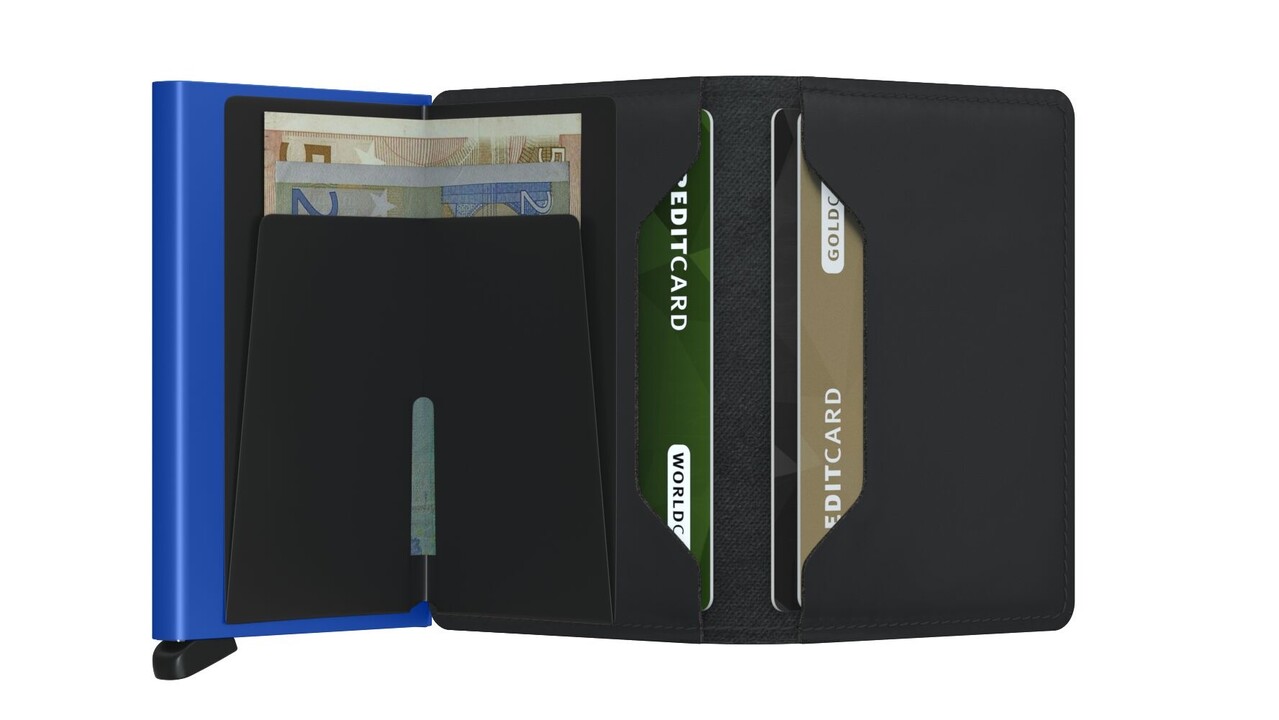 Secrid Secrid - slimwallet matte - black & blue