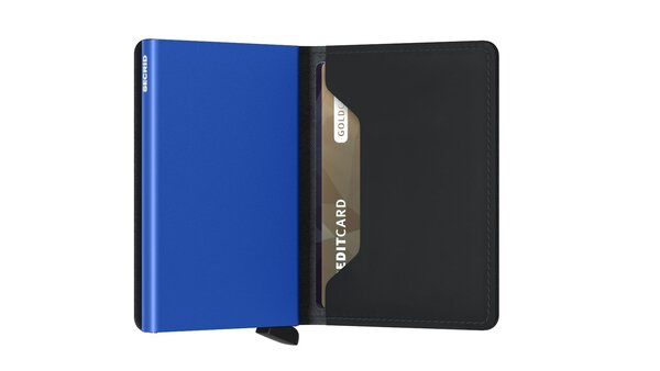 Secrid Secrid - slimwallet matte - black & blue