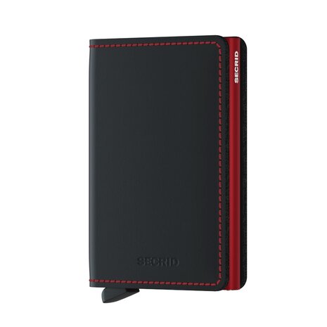 Secrid Secrid - slimwallet matte - black & red