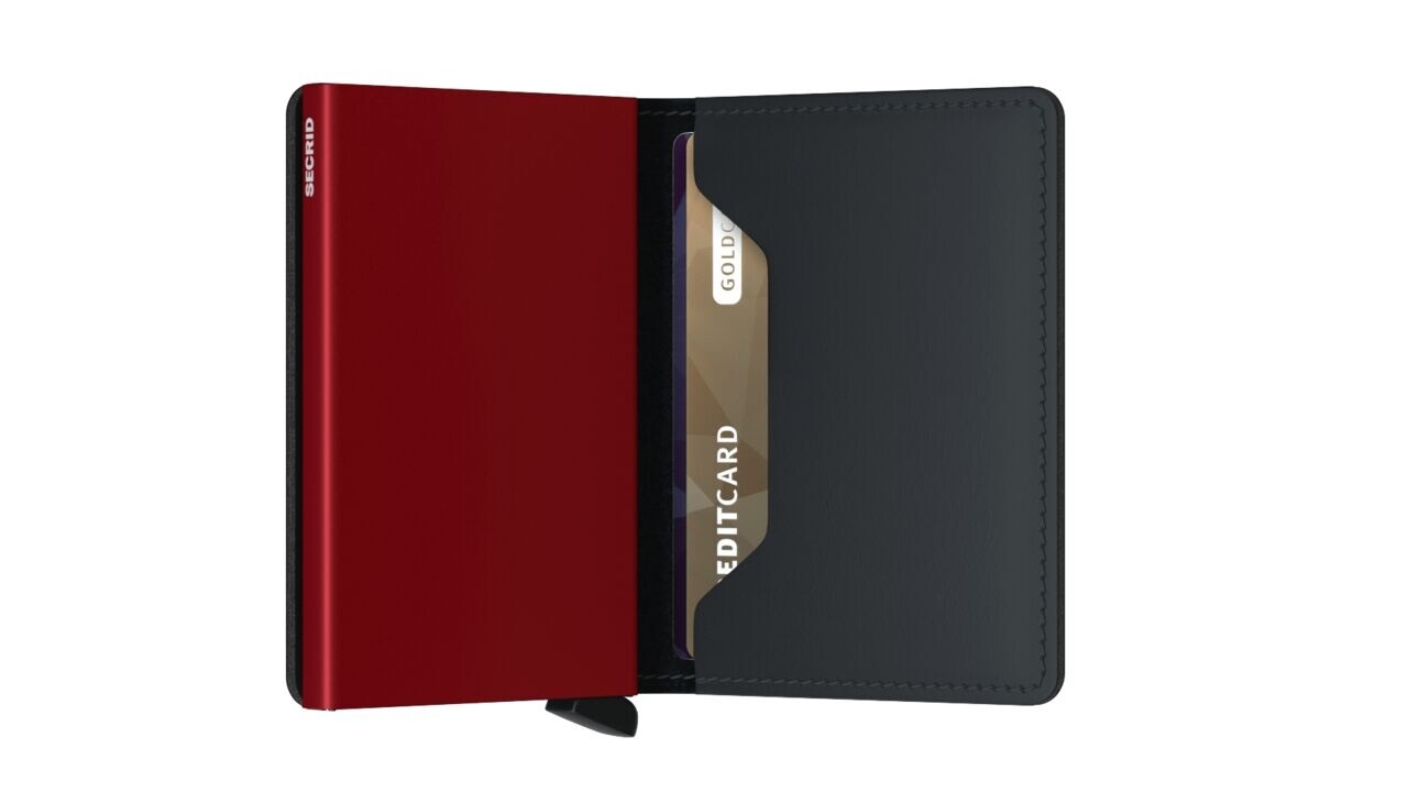 Secrid Secrid - slimwallet matte - black & red