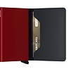 Secrid Secrid - slimwallet matte - black & red