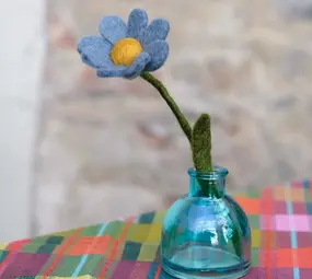 Vilt boeket Vilten boeket - annemoon in vaasje