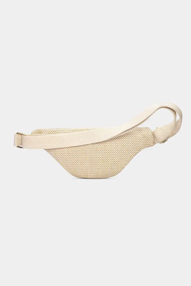 Hindbag Hindbag - fanny pack olivia - braided off-white