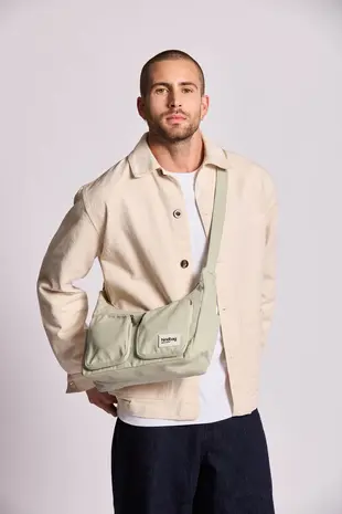 Hindbag Hindbag - multi-pocket bag emile - green clay