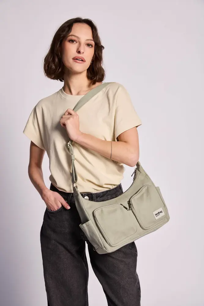 Hindbag Hindbag - multi-pocket bag emile - green clay
