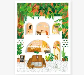 All the ways to say All the ways to say - poster (18 x 24 cm) - cat's bar