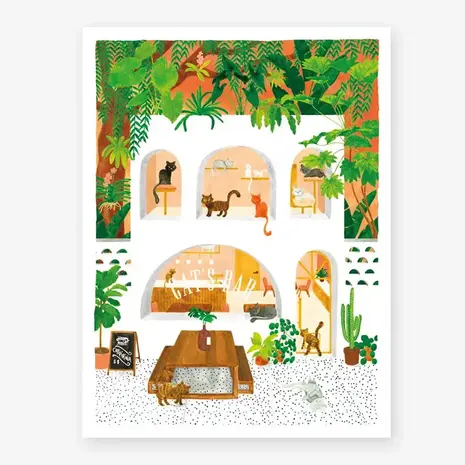 All the ways to say All the ways to say - poster (18 x 24 cm) - cat's bar