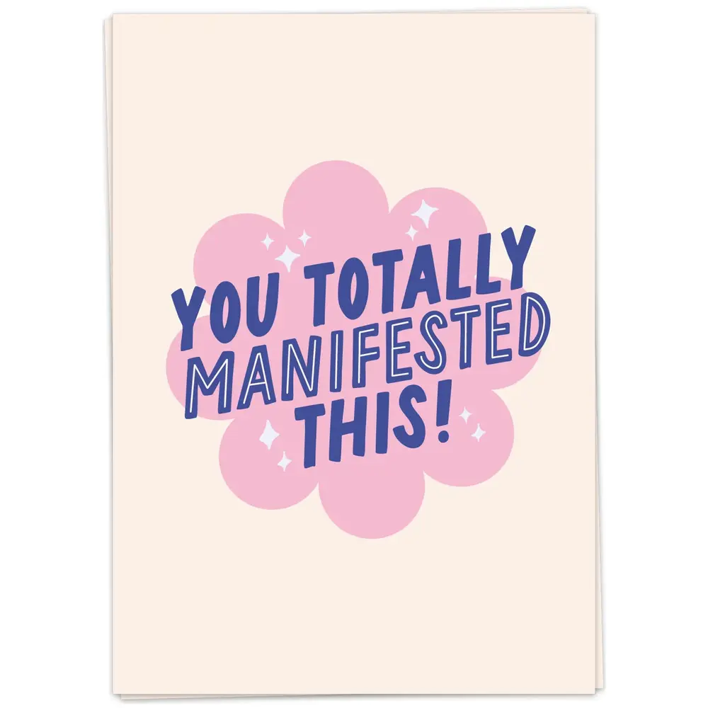 Kaart Blanche Kaart blanche - wenskaart - manifested