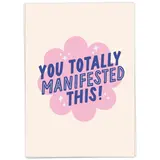 Kaart Blanche Kaart blanche - wenskaart - manifested