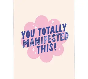 Kaart Blanche Kaart blanche - wenskaart - manifested