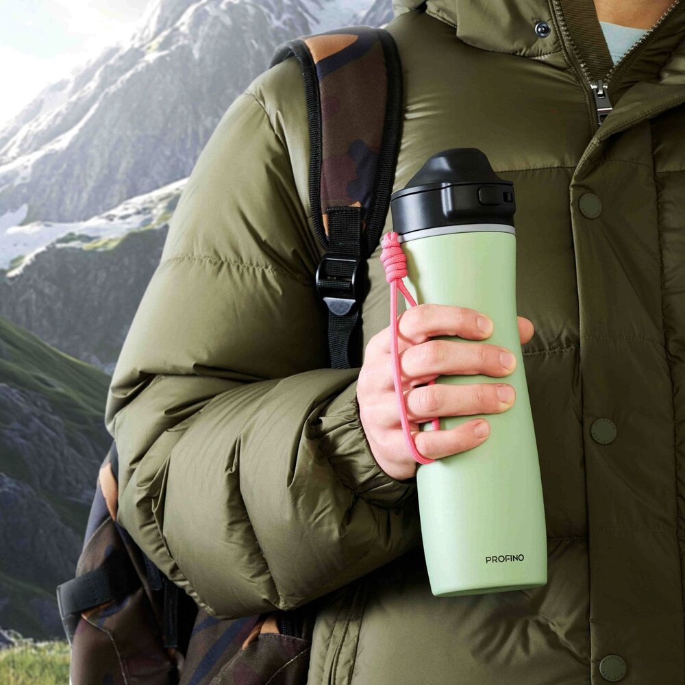Profino Profino - thermos sportfles active (600 ml) - green