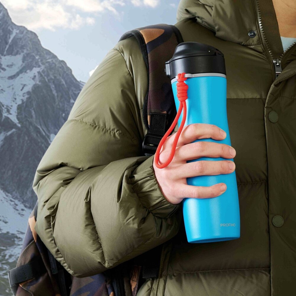 Profino Profino - thermos sportfles active (600 ml) - blue