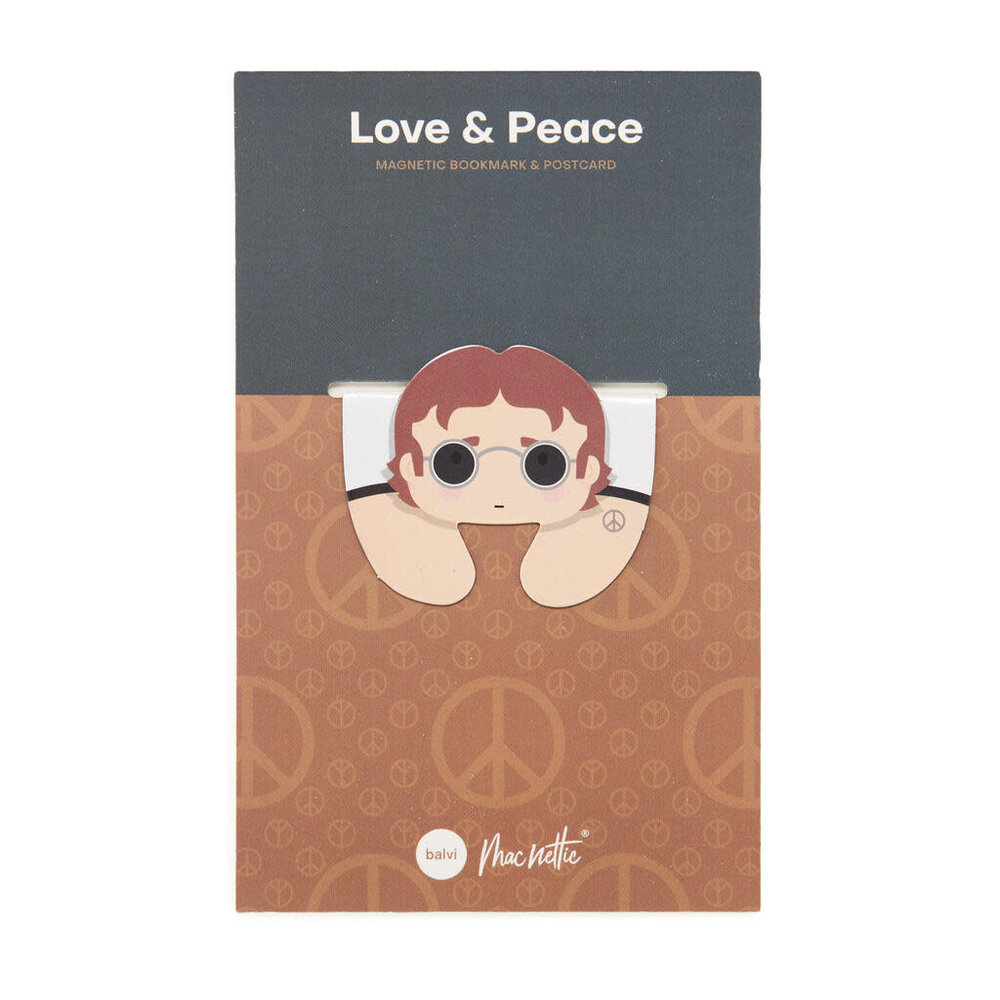 Macnettic Macnettic - magnetische boekenlegger - love & peace