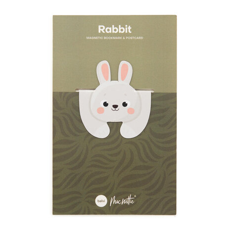 Macnettic Macnettic - magnetische boekenlegger - rabbit