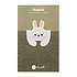 Macnettic - magnetische boekenlegger - rabbit