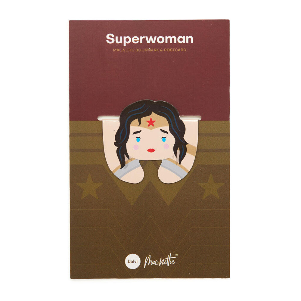 Macnettic Macnettic - magnetische boekenlegger - superwoman