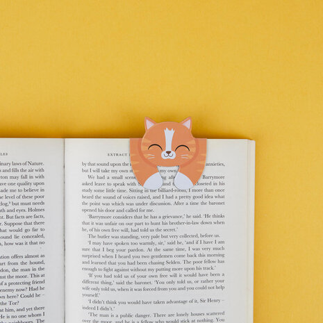 Macnettic Macnettic - magnetische boekenlegger - tabby