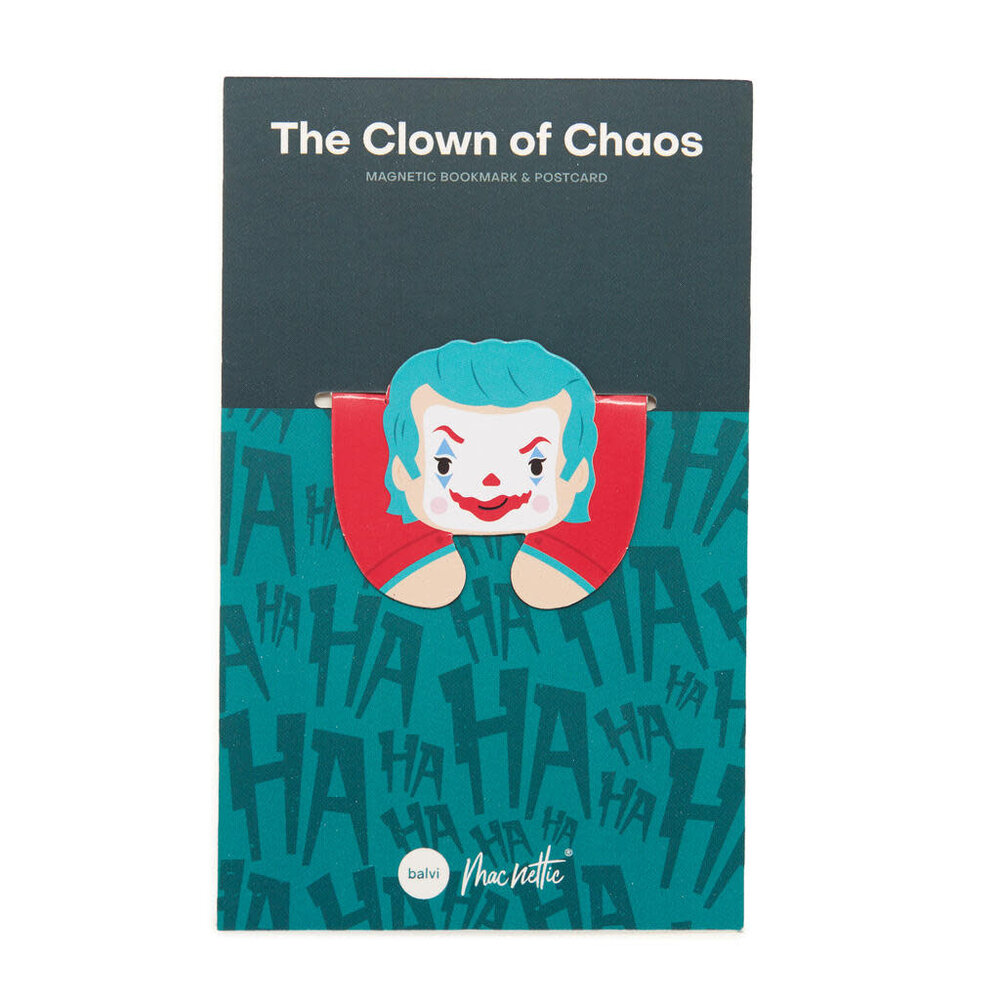 Macnettic Macnettic - magnetische boekenlegger - the clown of chaos