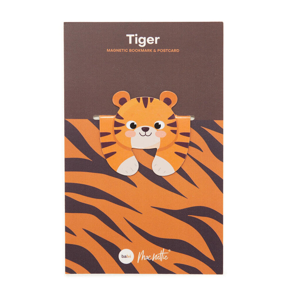 Macnettic Macnettic - magnetische boekenlegger - tiger
