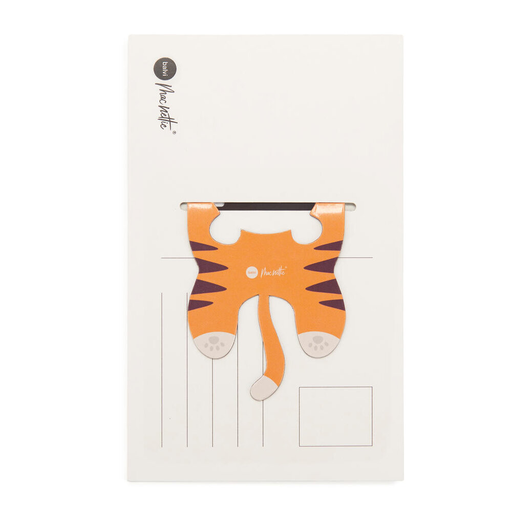 Macnettic Macnettic - magnetische boekenlegger - tiger