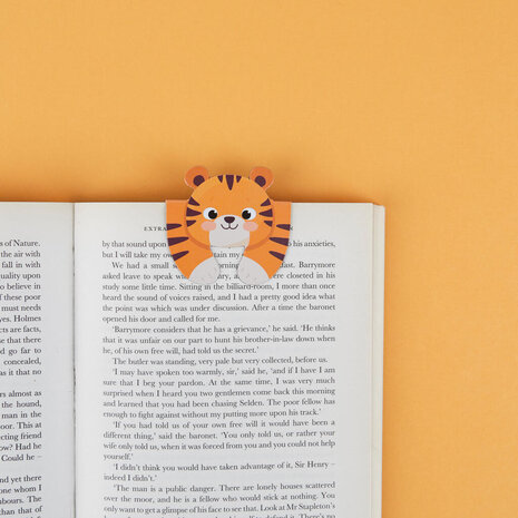 Macnettic Macnettic - magnetische boekenlegger - tiger