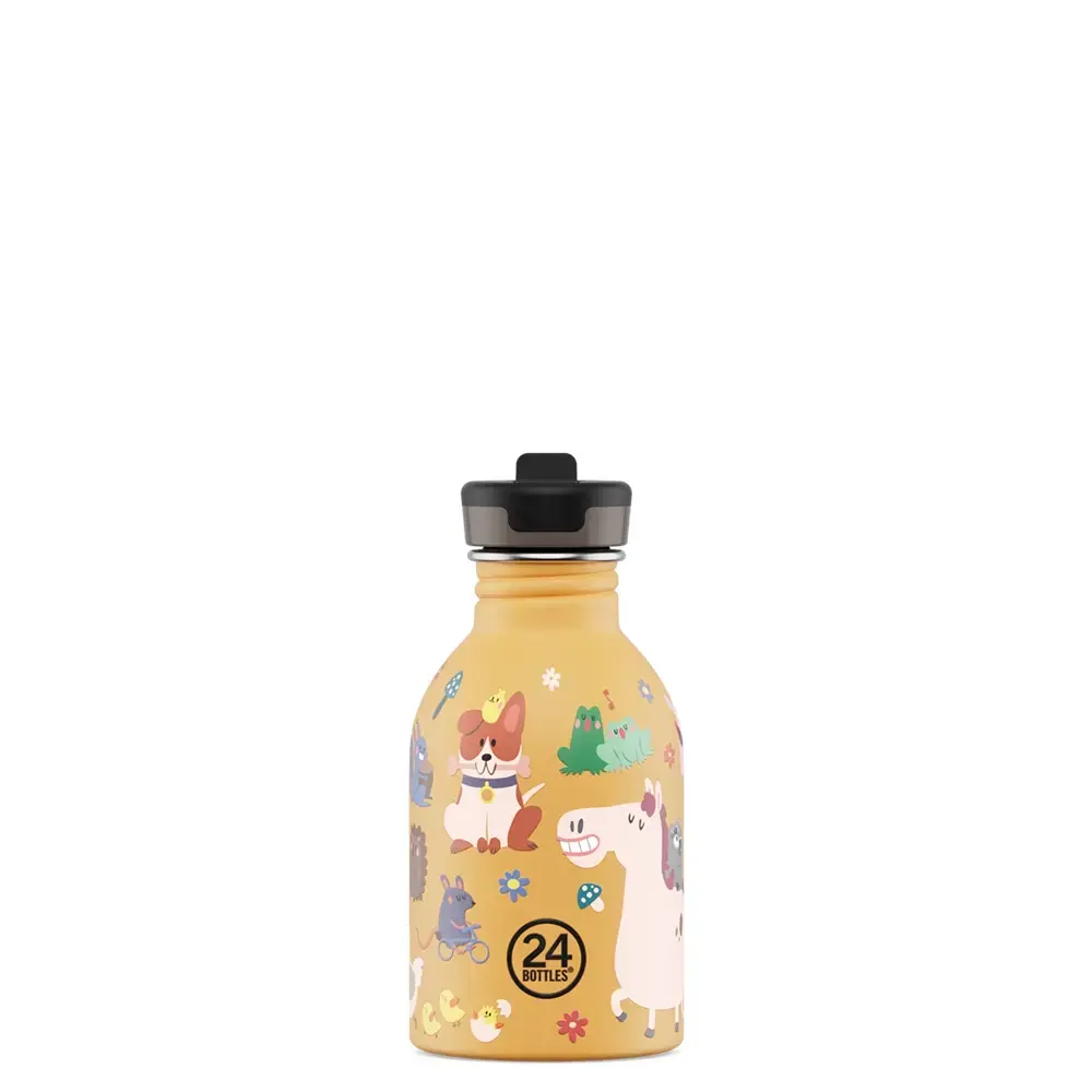 24 Bottles 24 Bottles - rvs drinkfles (250 ml) - farm friends