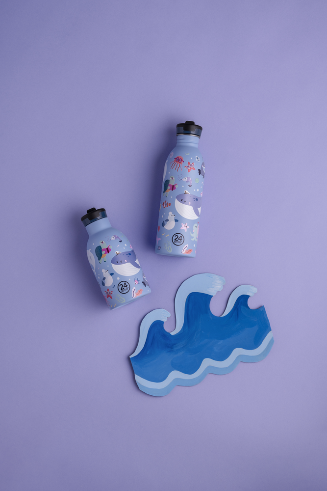 24 Bottles 24 Bottles - rvs drinkfles (500 ml) - ocean friends