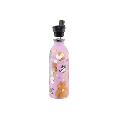 24 Bottles 24 Bottles - rvs drinkfles (500 ml) - meow friends 24 Bottles 24 Bottles - rvs drinkfles (500 ml) - meow friends